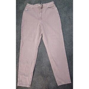 NWT VINTAGE RIVETED LEE RELAXED FIT WOMENS DENIM JEANS SIZE 18M LATTE